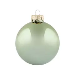 Whitehurst 28ct. 2" Shiny Glass Ball Ornaments Lime