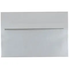 JAM Paper A8 Metallic Invitation Envelopes, 25ct. Silver Stardream