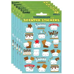 Eureka&reg; Marshmallow Scented Stickers, 6 Packs of 80ct.