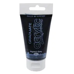 Daler-Rowney&reg; Graduate Acrylic Paint, 75mL 065 Payne's Grey