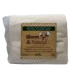 Warm & Natural&reg; 120" x 124" Pre-Cut King Cotton Batting