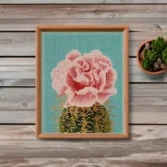 Flower Cactus Painting Diamond Art by Make Market&reg;