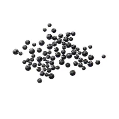 Round Flatback Austrian Crystals Mix by Bead Landing&trade;, 90ct. Jet Hematite