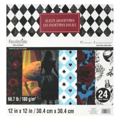 12" x 12" Alice's Adventures Paper Pad by Recollections&trade;, 24 Sheets