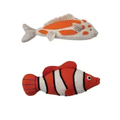 Hello Honey&reg; Handmade Wool Felt Fish Ornament Wall Hanging Set