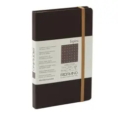 Fabriano&reg; Ispira Brown Hard-Cover Dotted Notebook