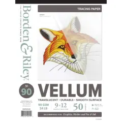 Borden & Riley&reg; No.90 Sheer Trace Vellum Pad