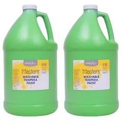 Handy Art&reg; Little Masters&reg; Washable Tempera Paint Gallon, 2ct. Light Green