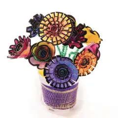 S&S&reg; Worldwide Velvet Art Roll Up Flower, 96ct.