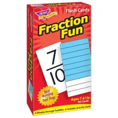 Trend Enterprises&reg; Fraction Fun Skill Drill Flash Cards