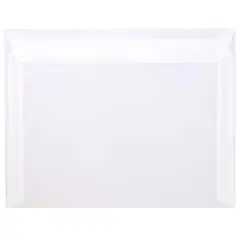 JAM Paper 9.5" x 12.625" Translucent Clear Vellum Envelopes, 25ct.