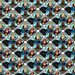 Hasbro Gi Joe Character Badge Cotton Fabric