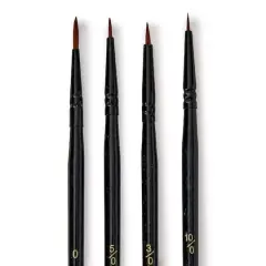 Necessities&trade; Brown Synthetic Round Watercolor 4 Piece Brush Set by Artist's Loft&reg;