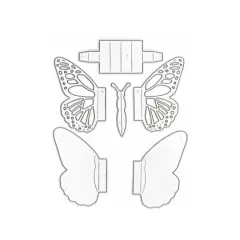 Butterfly Pop-Up Layering Die Set by Recollections&trade;
