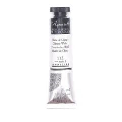 Sennelier French Artists' Watercolor, 21mL 112 Chinese White S1