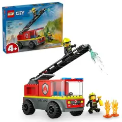 LEGO&reg; City Fire Ladder Truck, Firefighter Toy Vehicle Gift for Kids 60463