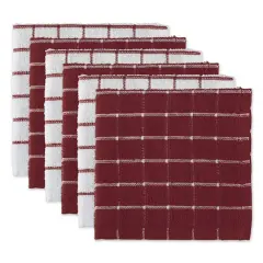 DII&reg; Wine Combo Windowpane Dishcloth (Set of 6)