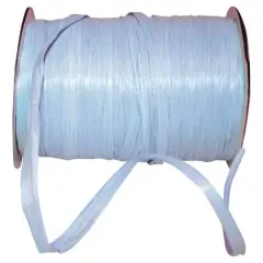 JAM Paper 1/4" Matte Raffia Ribbon, 100yd. Williamsburg Blue
