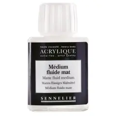 Sennelier Artists' Acrylic Matte Fluid Medium, 75mL