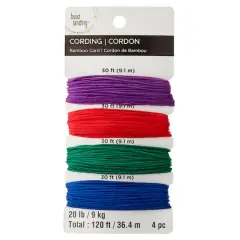 20lb. Bold Colors Bamboo Cording by Bead Landing&trade; 