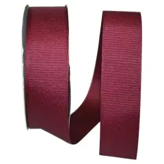 Reliant 1.5" x 50yd. Grosgrain Solid Ribbon Burgundy