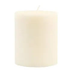 Root Candles Timberline&trade; 4" x 4" Unscented Pillar Candle Ivory