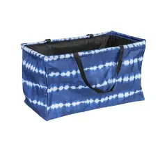 Household Essentials Large-Capacity Krush Utility Tote Blue Tie Dye