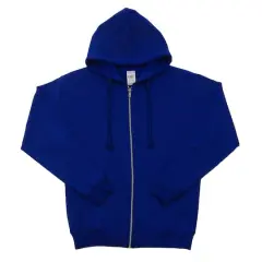 Unisex Adult Full Zip Hooded Sweatshirt by Make Market&reg; Blue