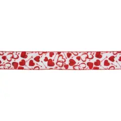2.5" x 10yd. Hearts & Arrows Valentine's Day Wired Craft Ribbon