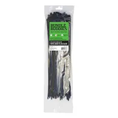 Bundle Buddies&trade; 14" Black Multi-Purpose Cable Ties, 100ct.