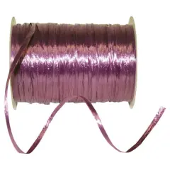 JAM Paper 1/4" Raffia Pearl Ribbon Grape