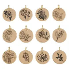 Birth Flower Charm Set by Bead Landing&trade;