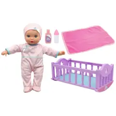New Adventures Little Darlings&reg; Crib Time Fun Doll Playset