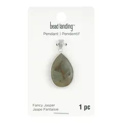 Jasper Teardrop Pendant by Bead Landing&trade;