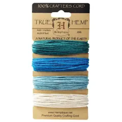 Hemptique&reg; Aquamarine Hemp Cord Set, 20lb.