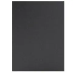 JAM Paper 5" x 7" Metallic Anthracite Black Stardream Foldover Cards, 50ct.