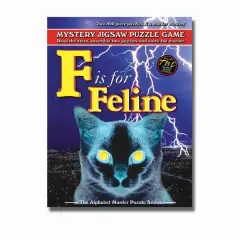 F is for Feline Murder Mystery Jigsaw Puzzle: 1000 Pcs