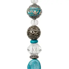 Clear & Blue Turquoise Strung Beads By Bead Landing&trade;