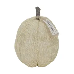 9" Natural White Fabric Tabletop Pumpkin by Ashland&reg;