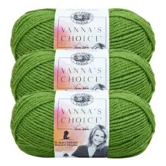 3 Pack Lion Brand&reg; Vanna's Choice&reg; Solid Yarn Kelly Green