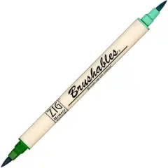 ZIG Memory System&reg; Brushables&reg; Dual-Tip Marker Pure Green