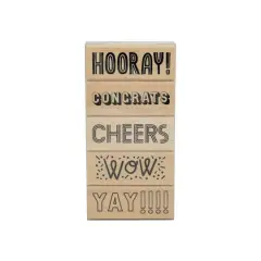 Celebrate Wood Stamp Set by Recollections&trade;