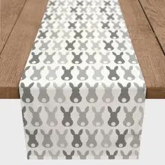 Bunny Butt Pattern 1 16" x 72" Poly Twill Table Runner