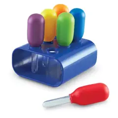 Learning Resources Primary Science Jumbo Eyedroppers with Stand