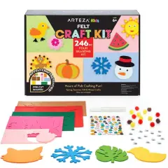 Arteza&reg; Kids Felt Craft Kit, Four Seasons