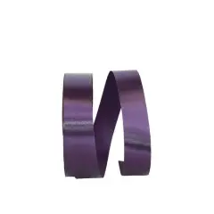 JAM Paper 3/8" x 100yd. Single Face Satin Allure Ribbon Plum