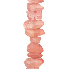 Peach Crystal Chunk Beads by Bead Landing&trade;