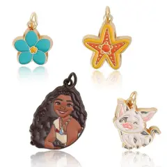 Disney&reg; Moana 4-Piece Enamel Charm Set