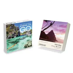 TF Publishing 2024 World's Best by Travel + Leisure Daily Desktop Calendar
