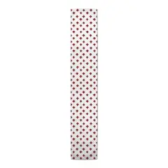 Crosses Indoor/Outdoor Table Runner Red